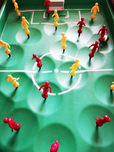 Velho jogo de futebol de mesa — Fotografia de Stock