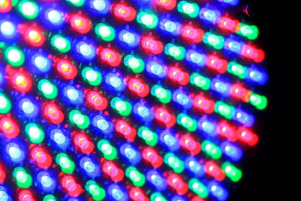 Led lights color texture — Stock Photo, Image