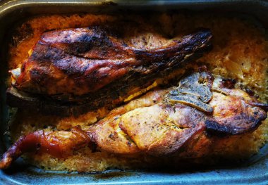 Domuz eti ve lahana.