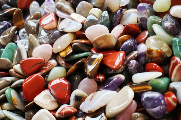 Färg mineraler och pärlor konsistens — Stockfoto