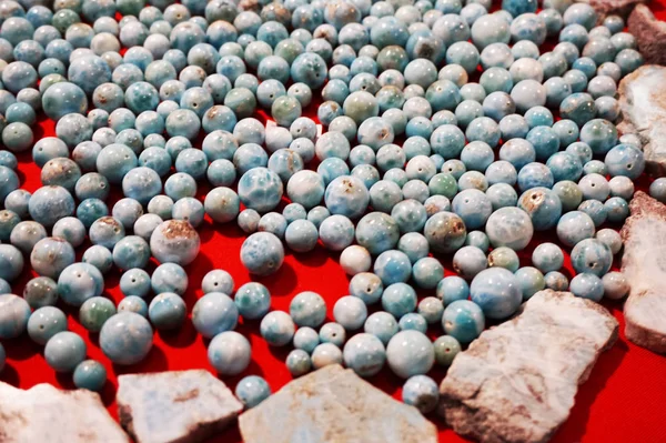 Mavi larimar mineral dokusu — Stok fotoğraf