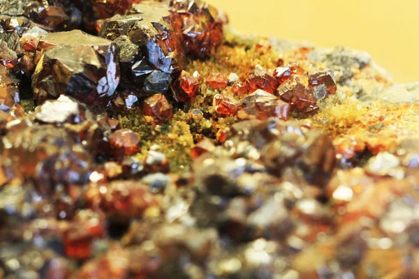 Sfalerite mineral dokusu — Stok fotoğraf