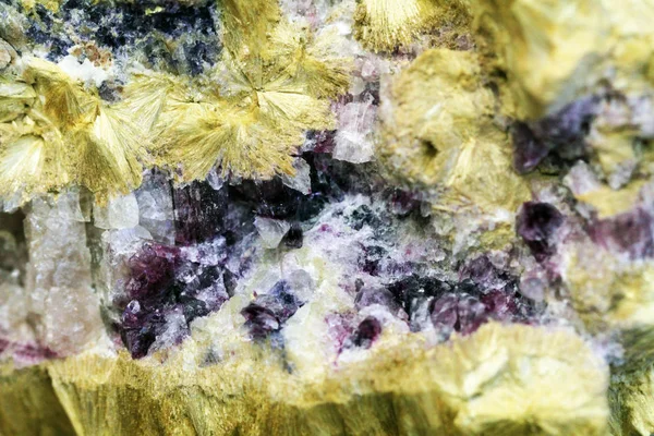 Fluorit-Mineralstruktur — Stockfoto