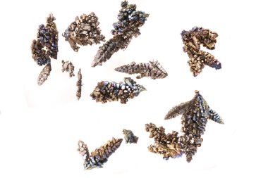 vanadium metal crystal isolated