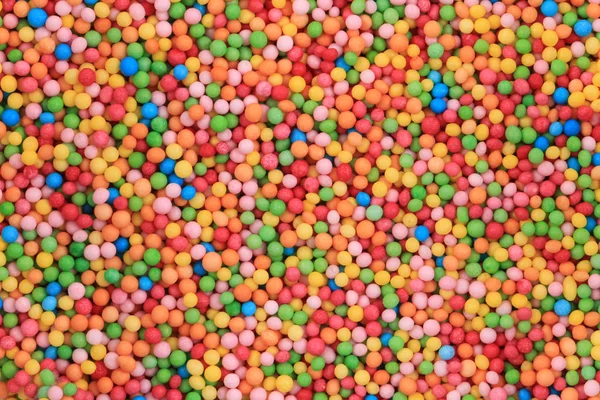 Farbe Zucker Regenbogen Dekoration Textur — Stockfoto