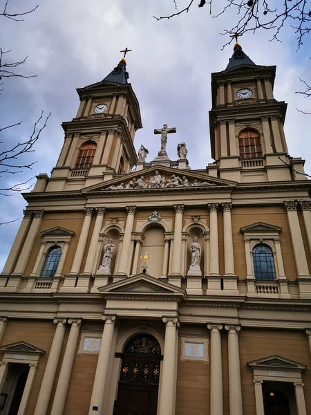 Church cathedral in Ostrava city — Stock Photo, Image