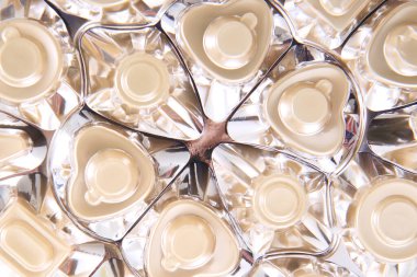 Çok güzel bir arka plan olarak boş çikolata dokusu kutusu.