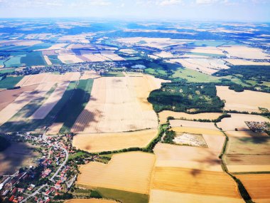 Gökyüzünden gelen czech cumhuriyeti güzel bir manzara olarak