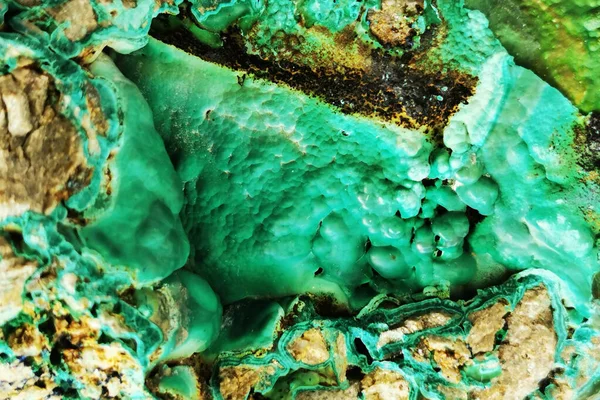 Malachite Texture Minerale Come Sfondo Naturale Molto Bello — Foto Stock