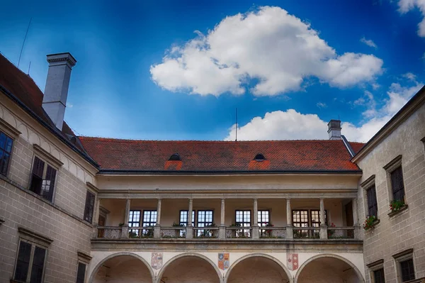 Czech Cumhuriyetindeki Eski Telc Kalesi — Stok fotoğraf