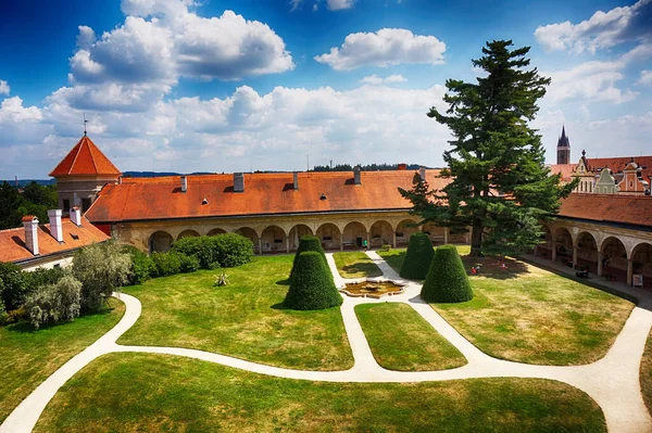 Vecchio Castello Telc Nella Repubblica Ceco — Foto Stock