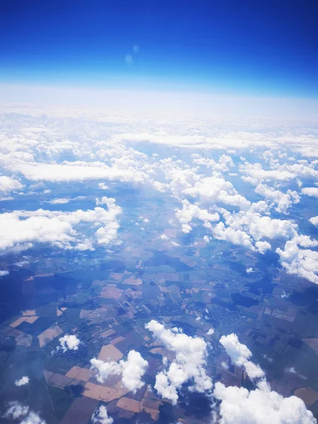 República Checa Desde Cielo Como Paisaje Agradable — Foto de Stock