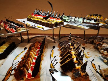 Mısır 'dan gelen tatlı çöller güzel bir arka plan.