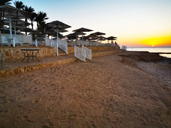 Strand Ägypten Als Sehr Schöner Hintergrund — Stockfoto