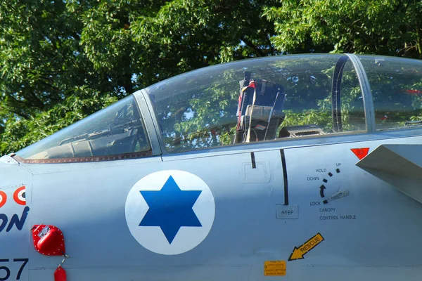 Detail Des Kampfflugzeugs Als Netter Technischer Hintergrund — Stockfoto