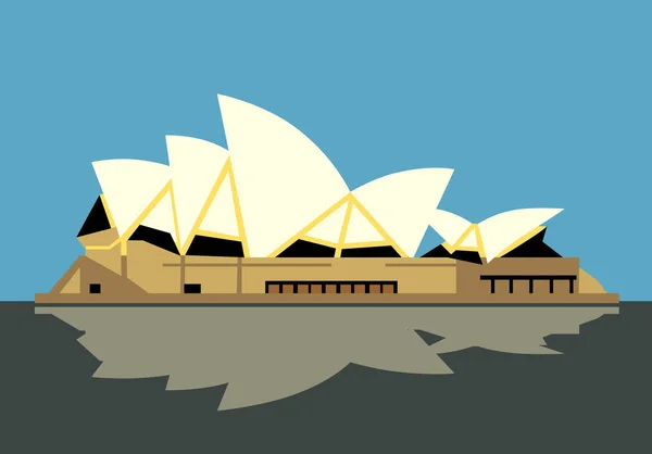 Sydney Opera House, Austrália — Vetor de Stock