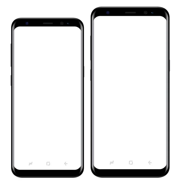 Samsung Galaxy S8, S8+ — стоковий вектор