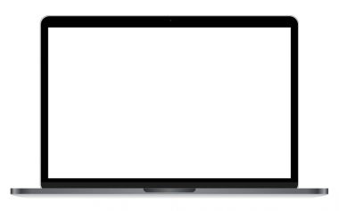 Modern parlak laptop