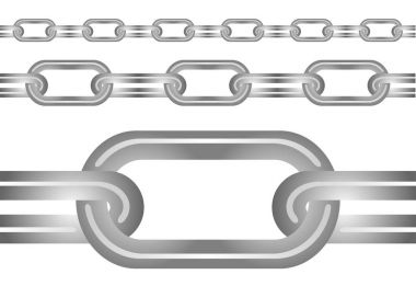 Sorunsuz metal zincir