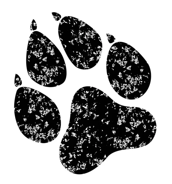 Paw Prints grunge — Stock Vector