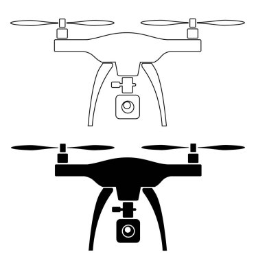 RC uçak quadcopter kamera ile
