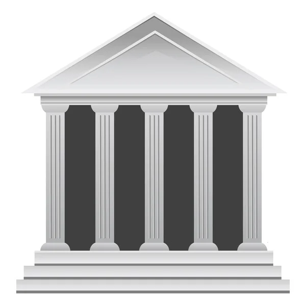 Görög bank történelmi épület — Stock Vector