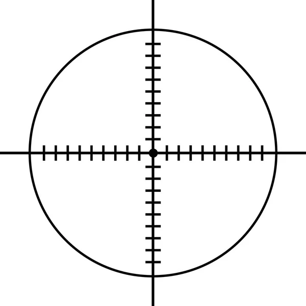 Cirkel Målskytte Vit Bakgrund Vektor Eps — Stock vektor