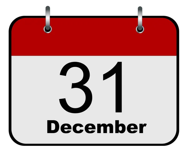 Δεκεμβρίου Ημερολόγιο Εικονίδιο Διανυσματικών Eps — Διανυσματικό Αρχείο