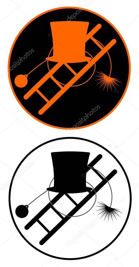 chimney sweeper icon vector eps 10
