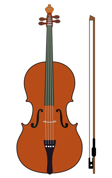 Violin Vektor Folge — Stockvektor