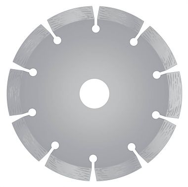 Kesme disk elmas - elmas disk üzerinde beyaz arka plan vektör eps 10 beton için