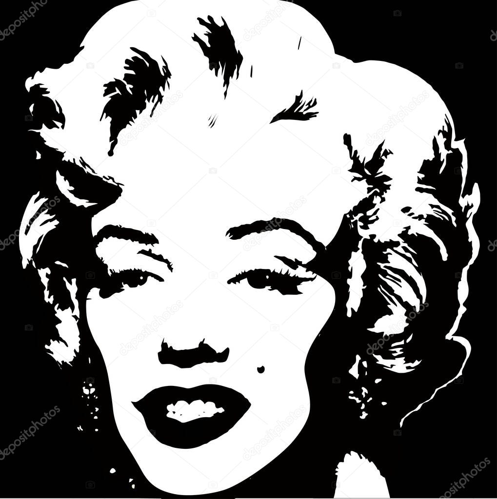 Pop - art icon Marilyn