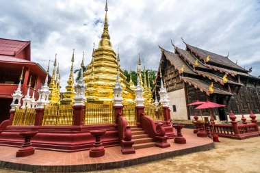 Chiangmai Tayland 'daki tapınak.