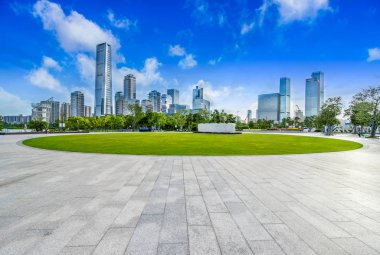 Çin 'de meydan ve bina