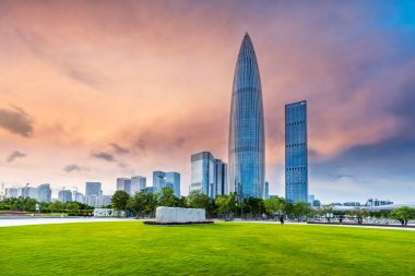 Çin 'de meydan ve bina