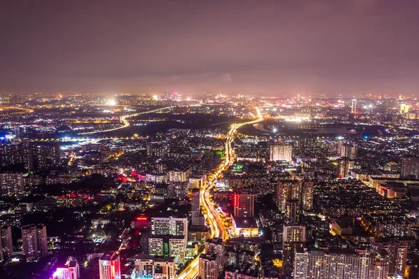 Night view in city of Guangzhou China — 스톡 사진
