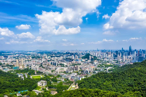 Overlooking city of Guangzhou in China — Stock Photo, Image