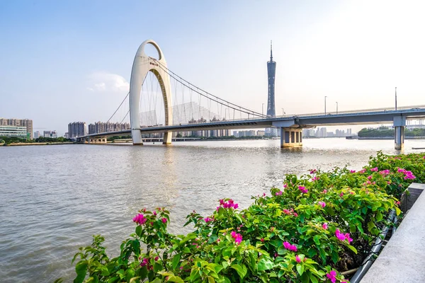 Centro della città a Guangzhou Cina — Foto Stock