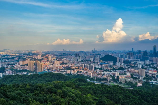 Overlooking city of Guangzhou in China — 스톡 사진