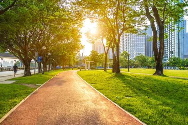 Park in stad Guangzhou in China — Stockfoto