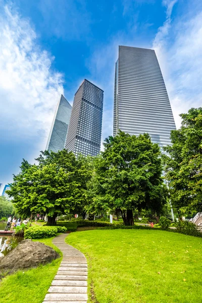 Edificio en la ciudad de Guangzhou China —  Fotos de Stock