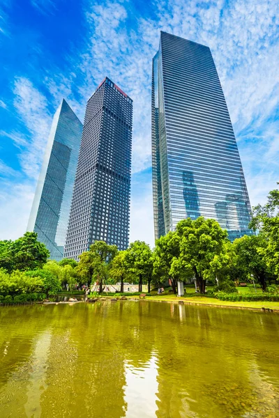 Gebouw in de stad Guangzhou China — Stockfoto