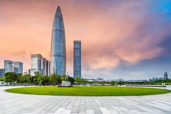 Square and building in city of China — Stock Photo, Image