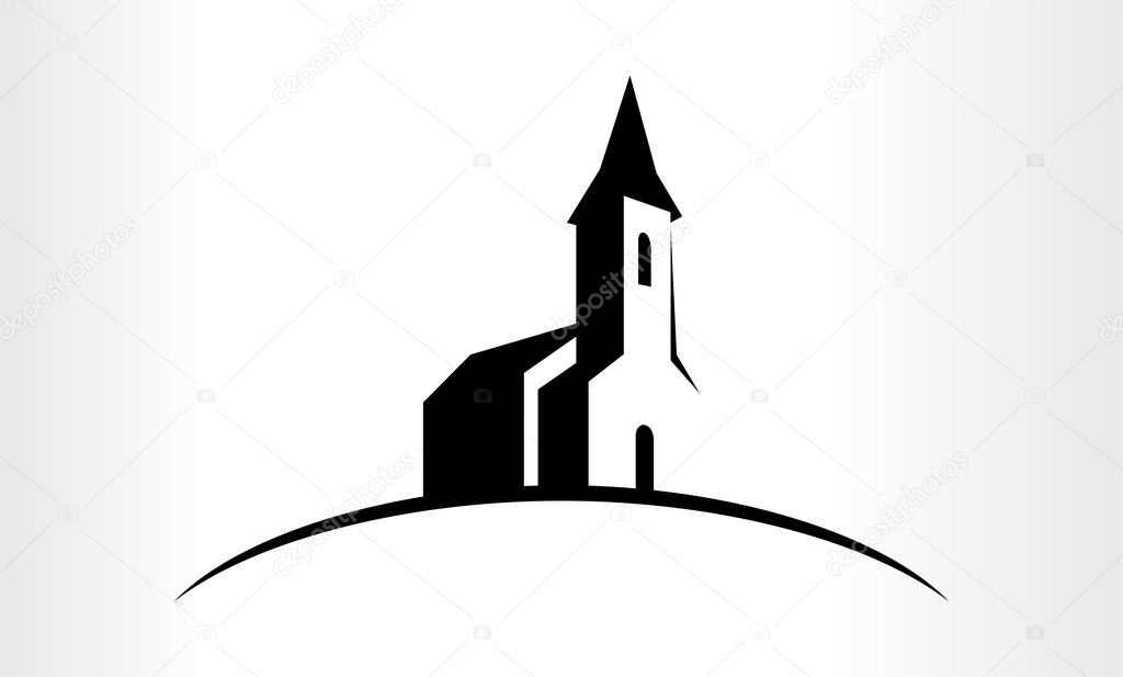Vector logo of a Church