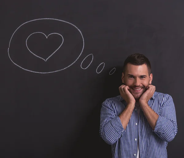 Schöner emotionaler Mann — Stockfoto