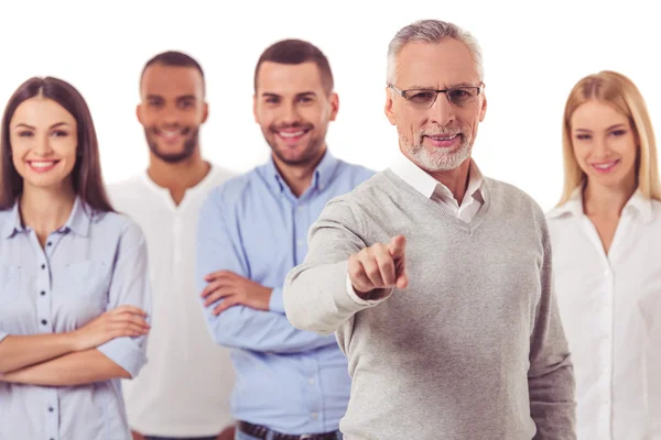 Hermoso equipo de negocios — Foto de Stock