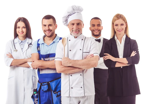 Persone di diverse professioni — Foto Stock