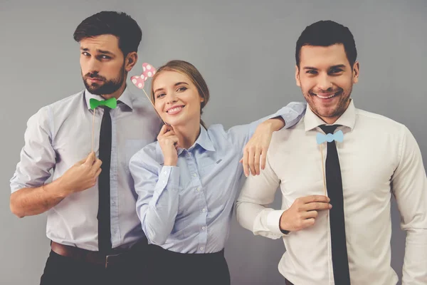 Gente de negocios celebrando — Foto de Stock