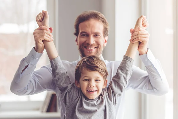 Padre e figlio — Foto Stock