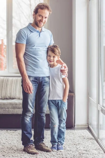 Padre e figlio — Foto Stock